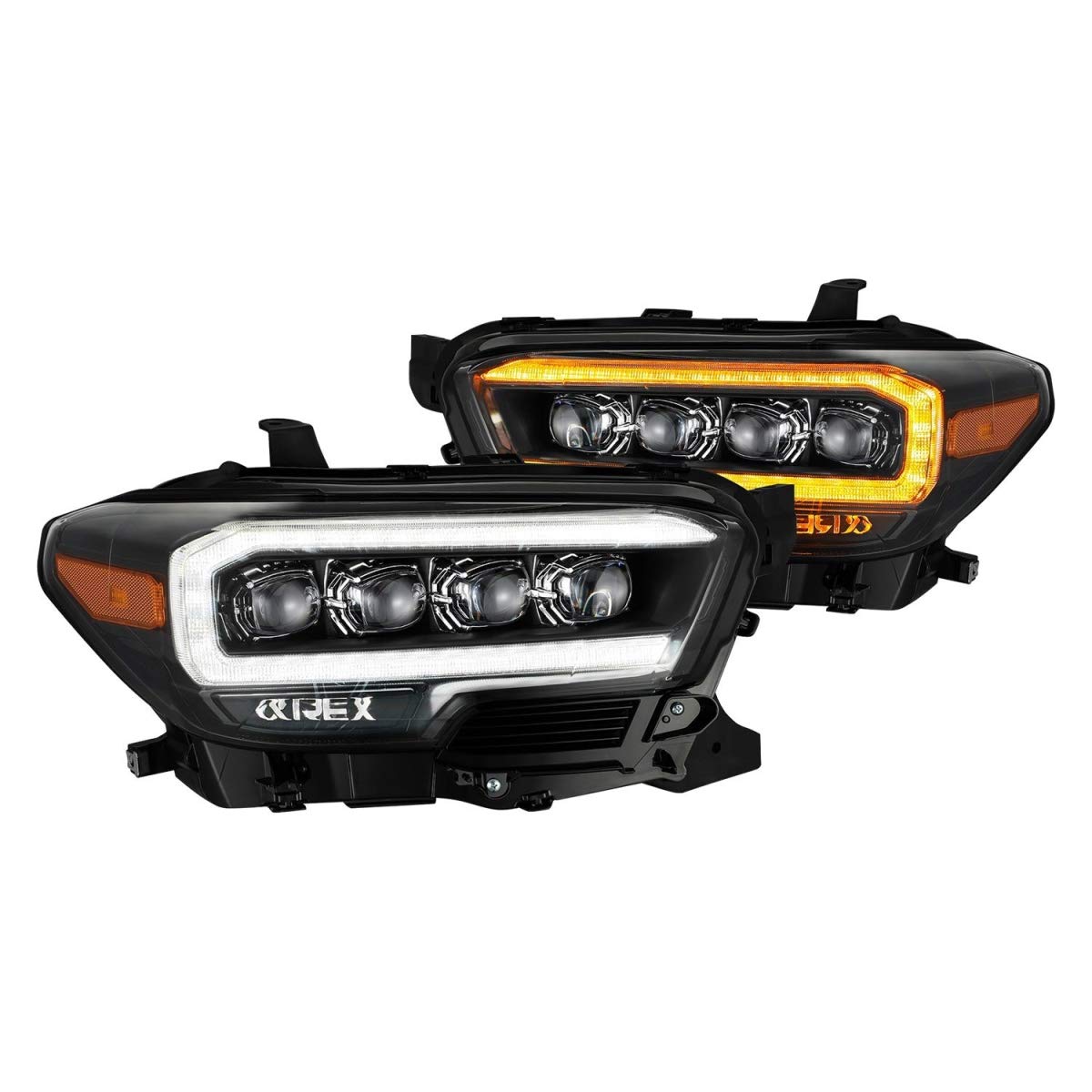 AlphaRex USA 880705 Projector Headlamps Fits Toyota Tacoma