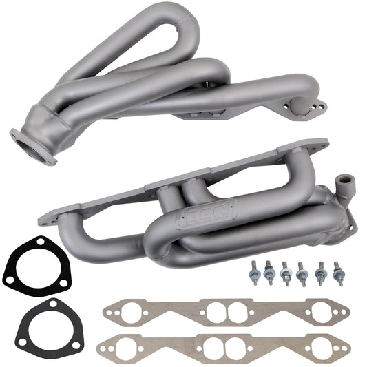 BBK 4007 1-5/8" Shorty Tuned Length Performance Exhaust Headers for GM Truck And SUV 5.0L, 5.7L - Chrome Finish