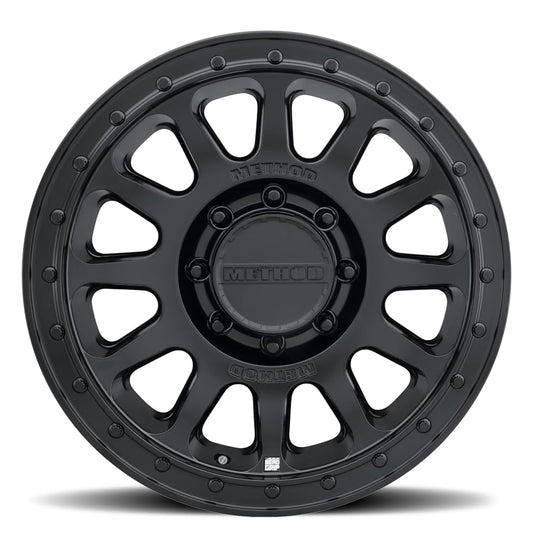 Method Race Wheels MR709 HD Bead Grip, 18x9, +12mm Offset, 8x6.5, 121.3mm Centerbore, Matte Black