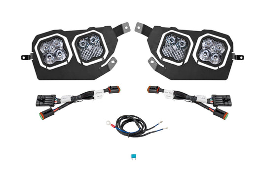 Diode Dynamics SS3 LED Headlight Kit compatible with Polaris RZR XP 2014-2023, SS3 Pro