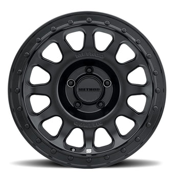 compare product MR709 HD Bead Grip, 17x8.5, 0mm Offset, 5x5, 71.5mm Centerbore, Matte Black