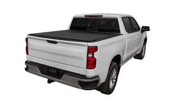 compare product LOMAX B3030019 Hard Tri-Fold Cover; Black Urethane Finish; Single Rail;