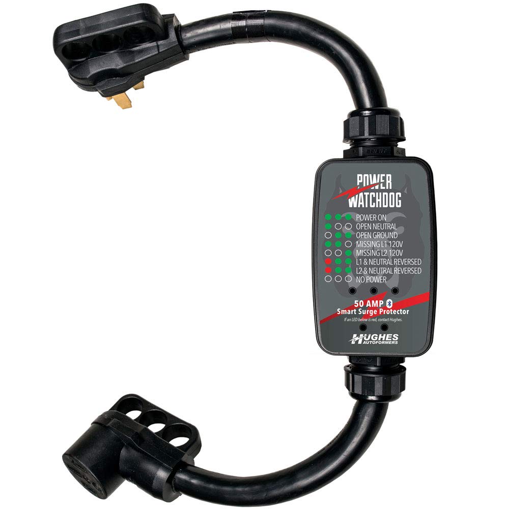Power Watchdog PWD50 Smart RV Surge Protector, 50A, Bluetooth, IP65