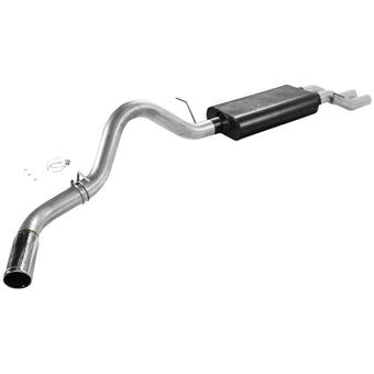 compare product Flowmaster 17350 American Thunder Cat-Back Exhaust Kit 3 Inch Aluminized Steel 3.5 Inch Polished 304 Stainless Steel Tip Compatible with 2001-2003 Chevy Silverado GMC Sierra 1500 HD 6.0L
