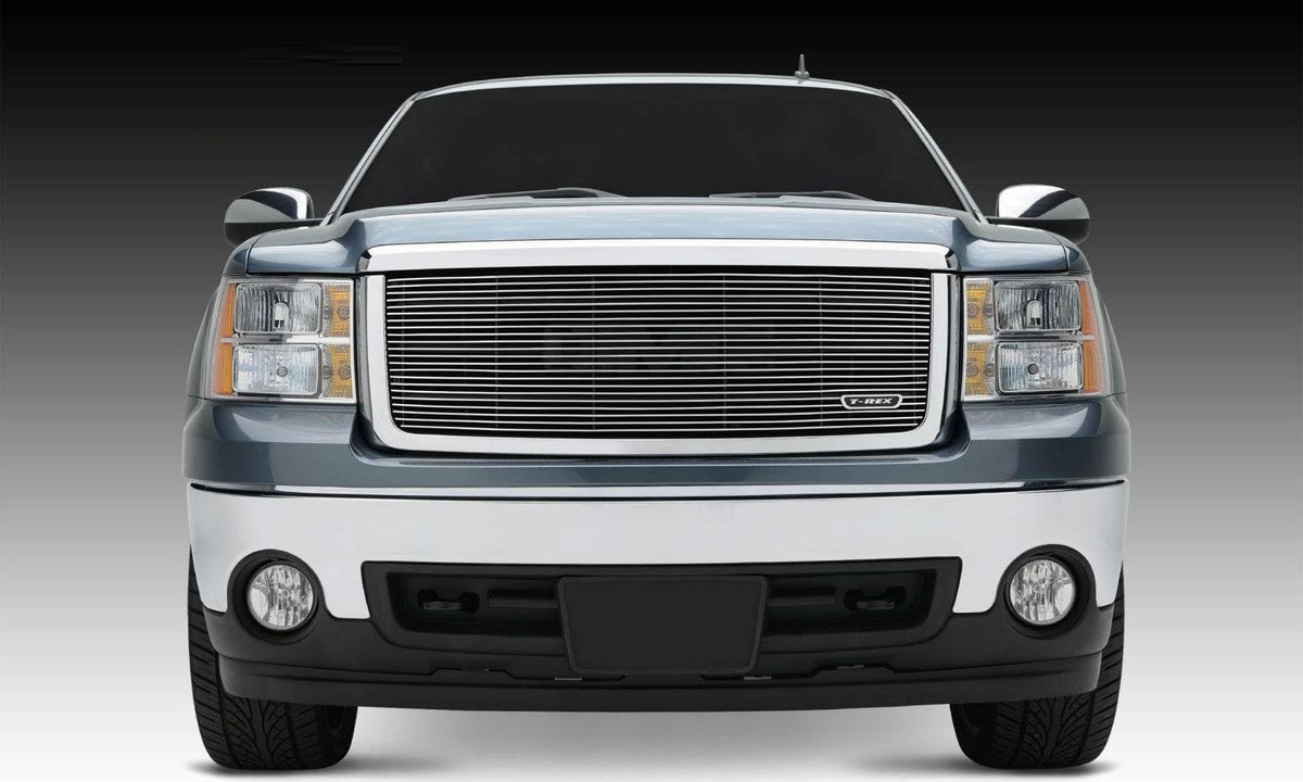 T-Rex Grilles 2007-2013 Sierra 1500 All Terrain Billet Grille, Polished, 1 Pc, Insert - PN #20204