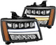 AlphaRex USA 880288 Nova Series Projector Headlights fits Chevrolet Tahoe,Clear