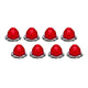 RoadWorks Jewel Mini Watermelon Light Red Lens and Red LEDs - 8 Pack | JWL1030