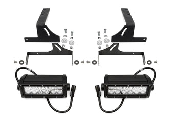 compare product ZROADZ Under Rear Bumper LED Mounting Bracket & Kit - Compatible w/ 2014-2018 Chevrolet Silverado 1500 - with (2) 6 Inch ZROADZ LED Lights (Included) with Wiring Harness - PN Z382082-KIT, Black