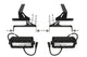 ZROADZ Under Rear Bumper LED Mounting Bracket & Kit - Compatible w/ 2014-2018 Chevrolet Silverado 1500 - with (2) 6 Inch ZROADZ LED Lights (Included) with Wiring Harness - PN Z382082-KIT, Black