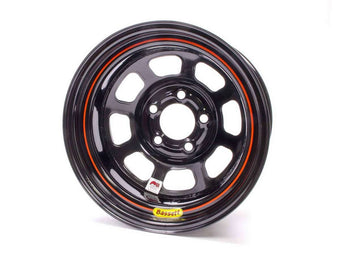 compare product Bassett D-Hole 15x8 in 5x4.75 Black Wheel Rim P/N 58DC4I