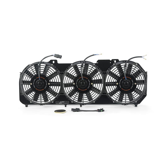 Mishimoto Aluminum Fan Shroud for Jeep Cherokee XJ 4.0L 1989-2001, Black