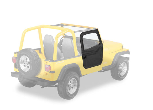 Bestop Full Fabric Doors Black Denim 5178315 for Jeep CJ7/YJ 1980-1995