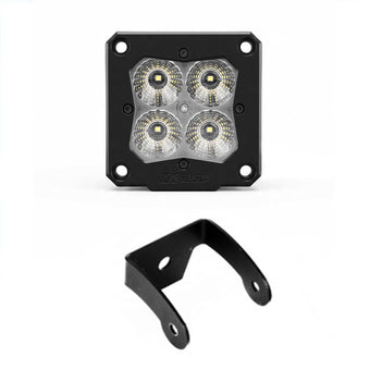 compare product XKGLOW 1PC Flush Mount Cube Light Flood Beam SAE Bluetooth App Control