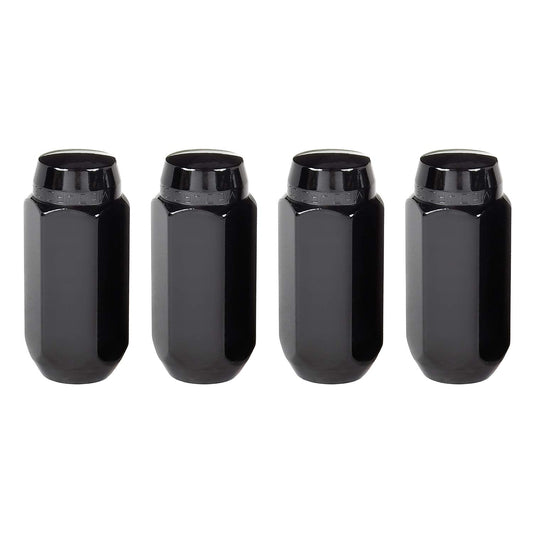 McGard 64022 Black (M14 x 1.5 Thread Size) Cone Seat Style Lug Nut, (Set of 4)