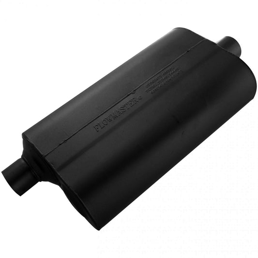Flowmaster 52456 Super 50 Muffler - 2.25 Offset In and 2.25 Center Out - Moderate Sound