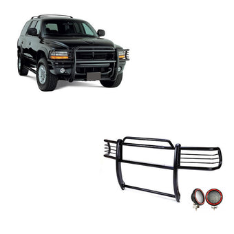 compare product Black Horse Grille brush Bumper Guard Modular Black Come With Pair of 5.3