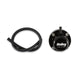 Holley Fuel Pulse Damper, Direct Mount, 40-100 psi, 6 AN Male O-Ring, Aluminum, Black Anodized, E85 / Gas/Methanol, Each