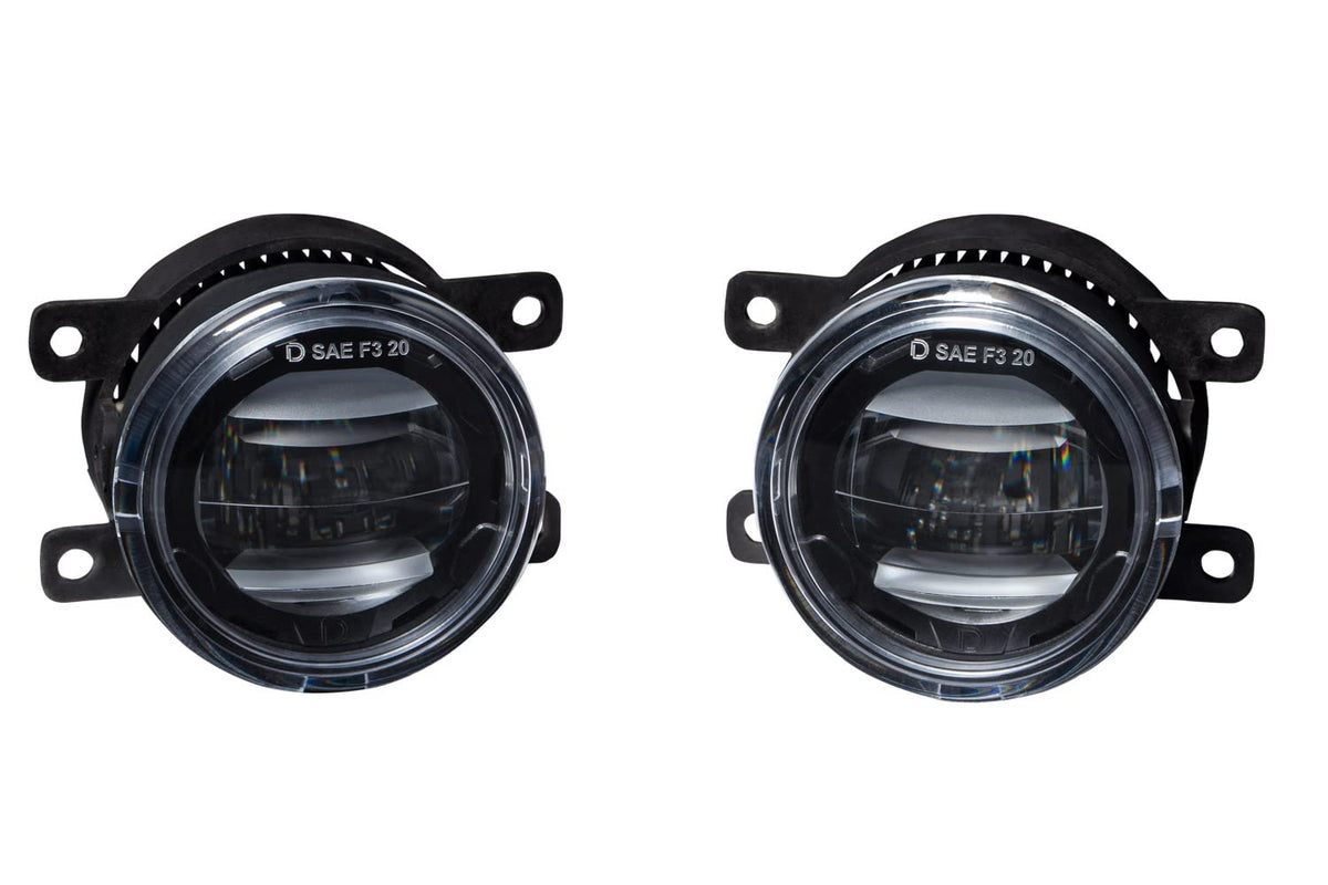 Diode Dynamics Elite Series Type A Fog Lamps compatible with Ford Bronco, Ranger (pair), Cool White (6000K)
