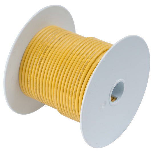 Ancor 105050 Marine Grade Electrical Primary Tinned Copper Boat Wiring (14-Gauge, Yellow, 500-Feet)