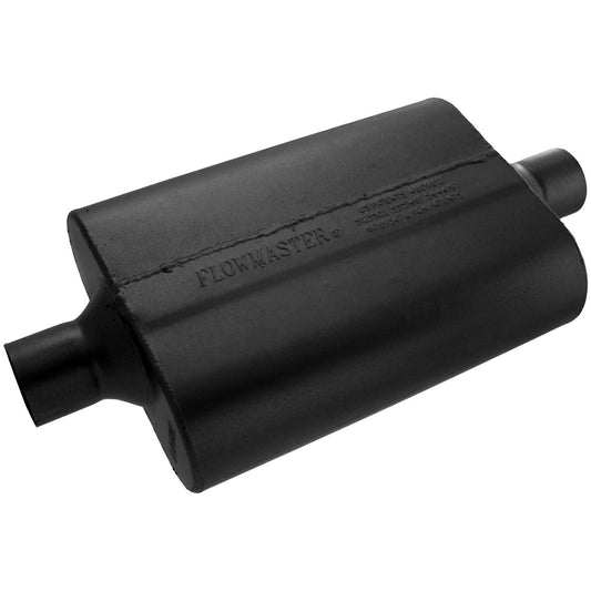 Flowmaster 942440 40 Delta Flow Muffler - 2.25 Center In and 2.25 Center Out - Aggressive Sound