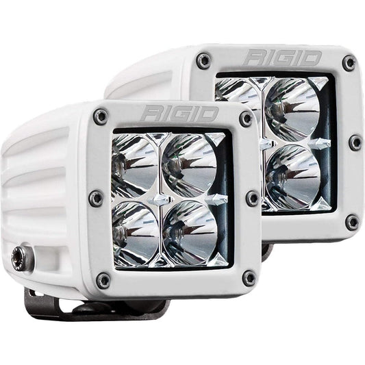 Rigid Industries D-Series PRO LED Light Pod Flood White, Pair