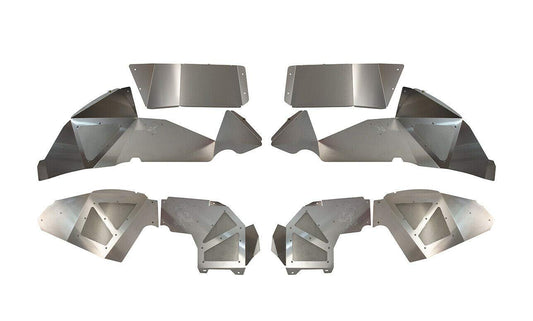 Fishbone Offroad FB33108 - Raw Front and Rear Inner Fenders