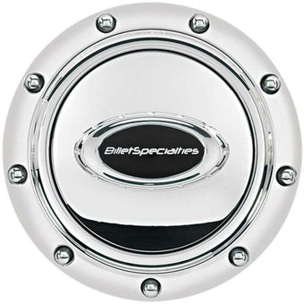 compare product BILLET SPEC Pro Style Horn Button, Rivet/Polished/Black Logo