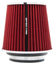 Spectre Performance Universal Clamp-On Air Filter: Washable Filter: Round Tapered; 3 in/3.5 in/4 in Flange ID; 5.5 in (140 mm) Height; 6 in (152 mm) Base; 4.75 in (121 mm) Top, SPE-8132