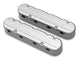 Holley 241-175 2-Pc LS Chevrolet Script Valve Covers - Natural Finish