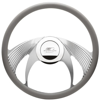 compare product Billet Specialties Steering Wheel Half Wrap 15.5in Phantom