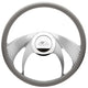 Billet Specialties Steering Wheel Half Wrap 15.5in Phantom