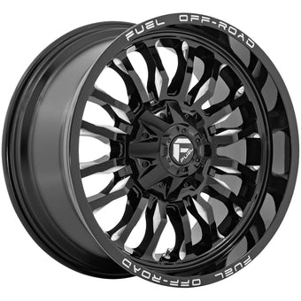 compare product FUEL OFF-ROAD Arc 20X10 8X180 4.79-18mm Gloss Black Milled - D79520001847