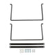 Holley 19-221 Fuel Cell Mounting Straps 10 Gallon - Pair