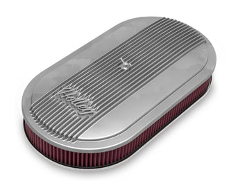 compare product Holley 120-400: Oval Air Cleaner, Finned