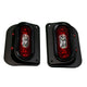 Combat Off Road Tail Gunner LED Tail Lights compatible with Jeep JK/JKU - Flush Mount, SAE/DOT Approved