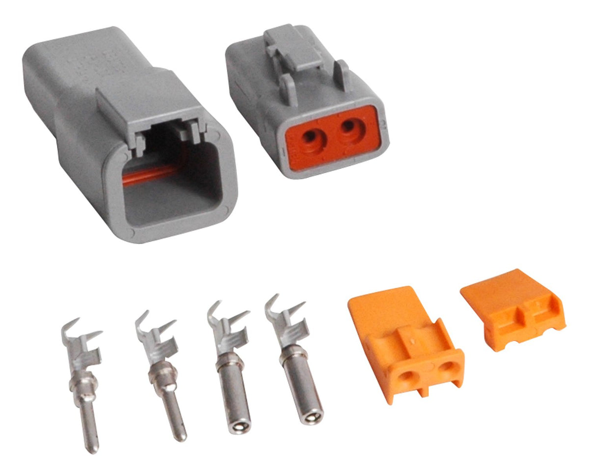 MSD 8184 2-Pin Deutsch Connector, 12-14 Gauge