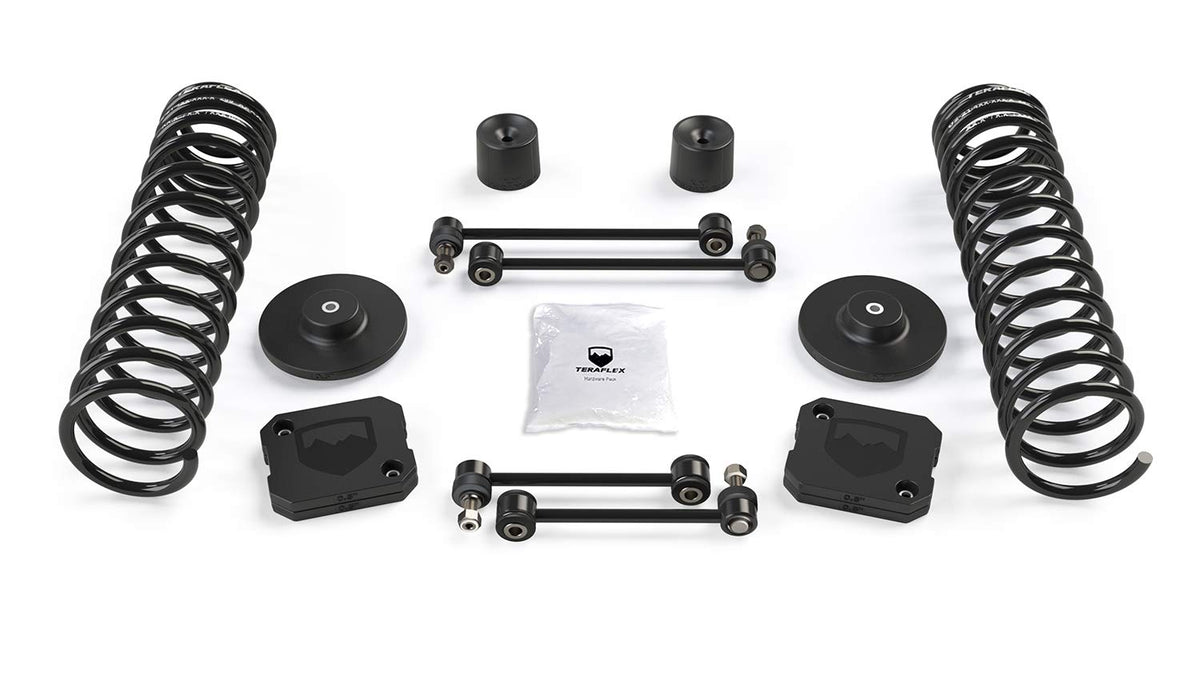 TeraFlex JT: 2.5" Coil Spring & Spacer Base Lift Kit – No Shock Absorbers