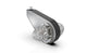 RoadWorks ICON MXT Billet Mirror Bracket Lights with Amber and Red Watermelon Lights with Clear Lenses, and Black Billet Frame | Pair | N19943C