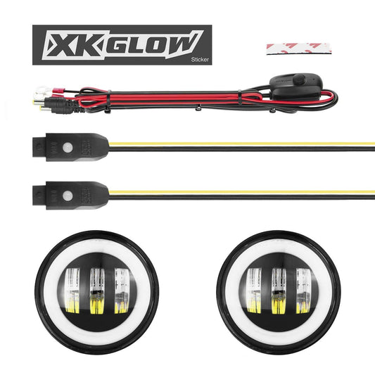 XKGLOW 042010-B-JL Fog Light - Kit