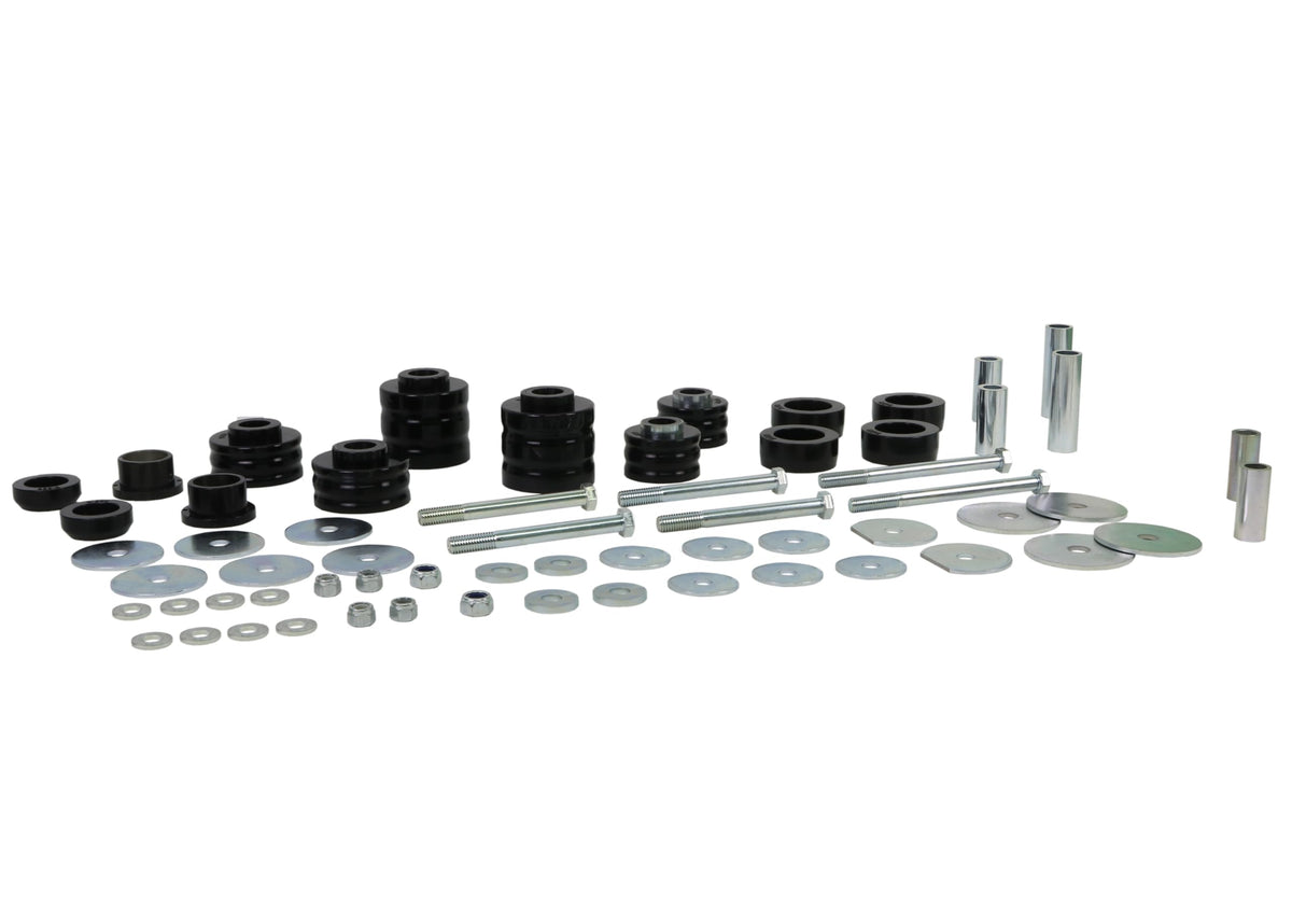 Whiteline W93497 Body Mount Bushing Assembly Compatible with 80-98 F-250, F-150, F-350