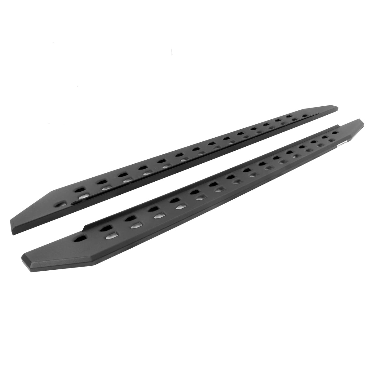 Go Rhino RB20 Slim Running Boards | 80", Galvanized Steel, Protective Bedliner Coating | 69400080ST