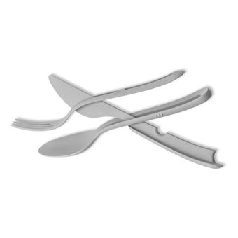 compare product SILWY MAGNET Cutlery Set Tricky Grey