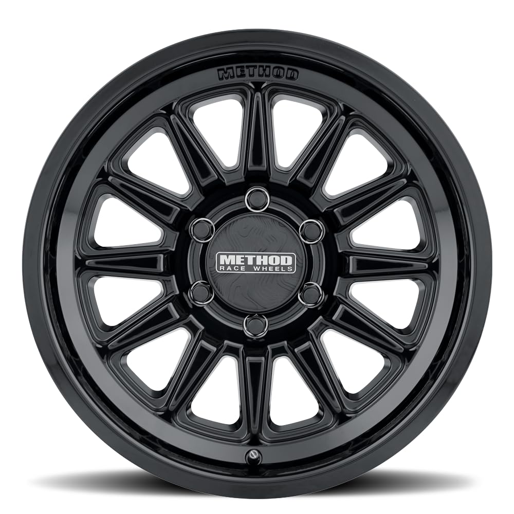 Method Race Wheels MR323, 17x8.5, +25mm Offset, 6x5.5, 106.25mm Centerbore, Gloss Black