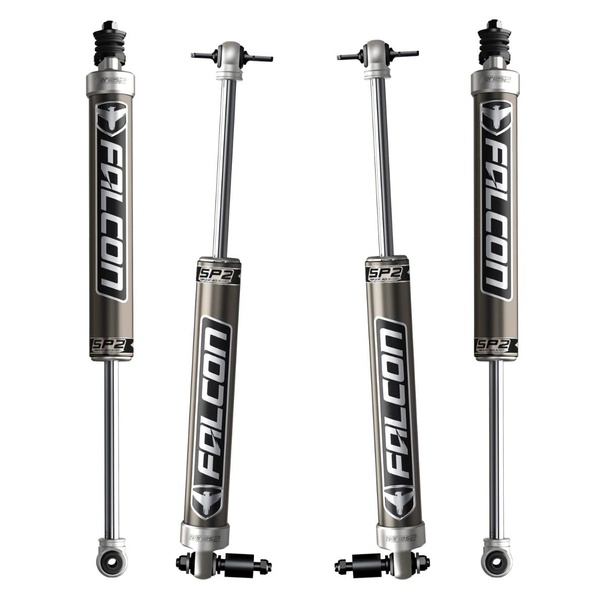 JK 4DR Falcon SP2 2.1 Monotube Shock Kit (4–6” Lift)