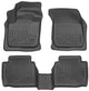 Husky Liners Weatherbeater Floor Mats | Fits 2013 - 2016 Ford Fusion & Lincoln MKZ | Front & 2nd Row, 3-pc Black - 99751