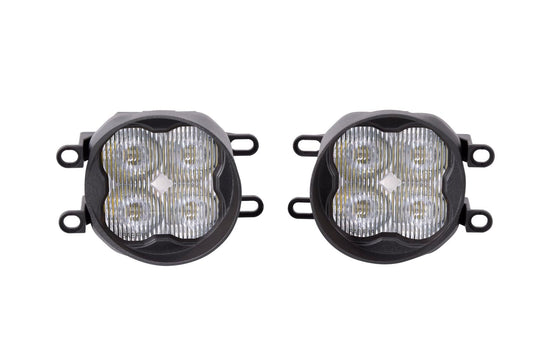 Diode Dynamics SS3 LED Fog Light Kit compatible with Lexus CT200h 2014-2017, White SAE Fog Max with Backlight