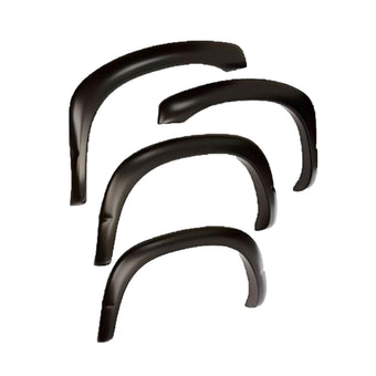 compare product Bushwacker OE Style Factory Front & Rear Fender Flares | 4-Piece Set, Black, Smooth Finish | 20937-02 | Fits 2015-2017 Ford F-150 Styleside (Excludes Models with Tech Package)