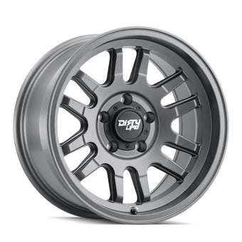 compare product Dirty Life CANYON Satin Graphite Wheel with Alloy Steel (17 x 9. inches /5 x 71 mm, -12 mm Offset)