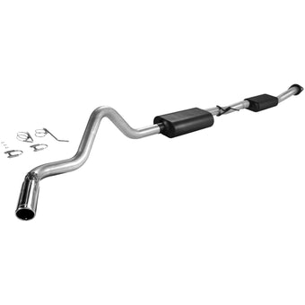 compare product Flowmaster 17362 Force II Cat-Back Exhaust Kit 3 Inch Aluminized Steel 3.5 Inch Polished Stainless Tip Compatible with 1999-2007 Classic Body Chevy GMC 1500 4.3L 4.8L 5.3L 2/4WD Extended Cab Short Bed