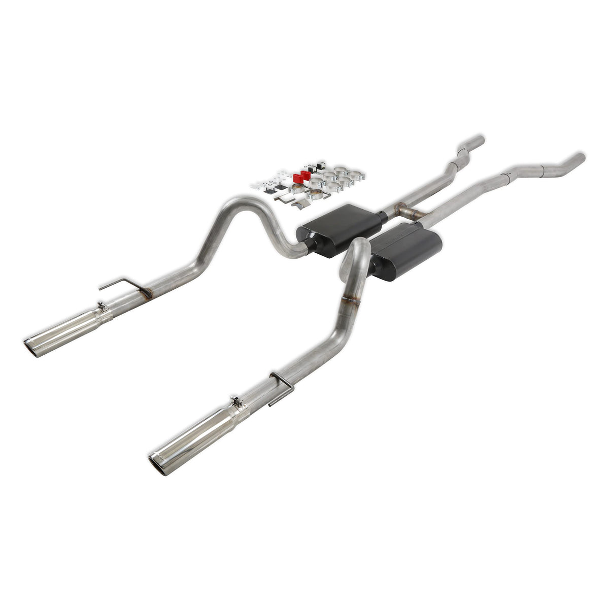 Flowmaster 817281 Super 44 Series Header-Back Exhaust System for Ford Mustang